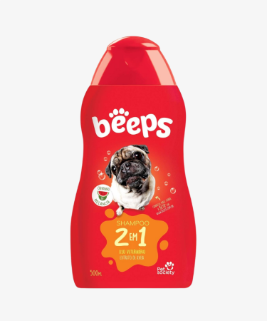 Shampoo 2 em 1 Beeps Cães e Gatos 